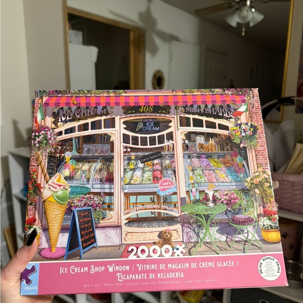 Ice Cream Shop Window 2000-Piece Puzzle